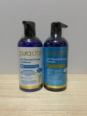 NEW Pura d’or Hair Thinning Shampoo + Conditioner